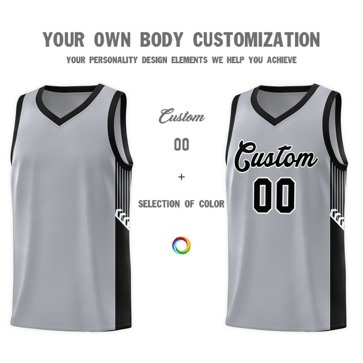 Custom Neon Green Navy-White Side Two-Tone Classic Sports Uniform Basketball Jersey |KXKSHOP