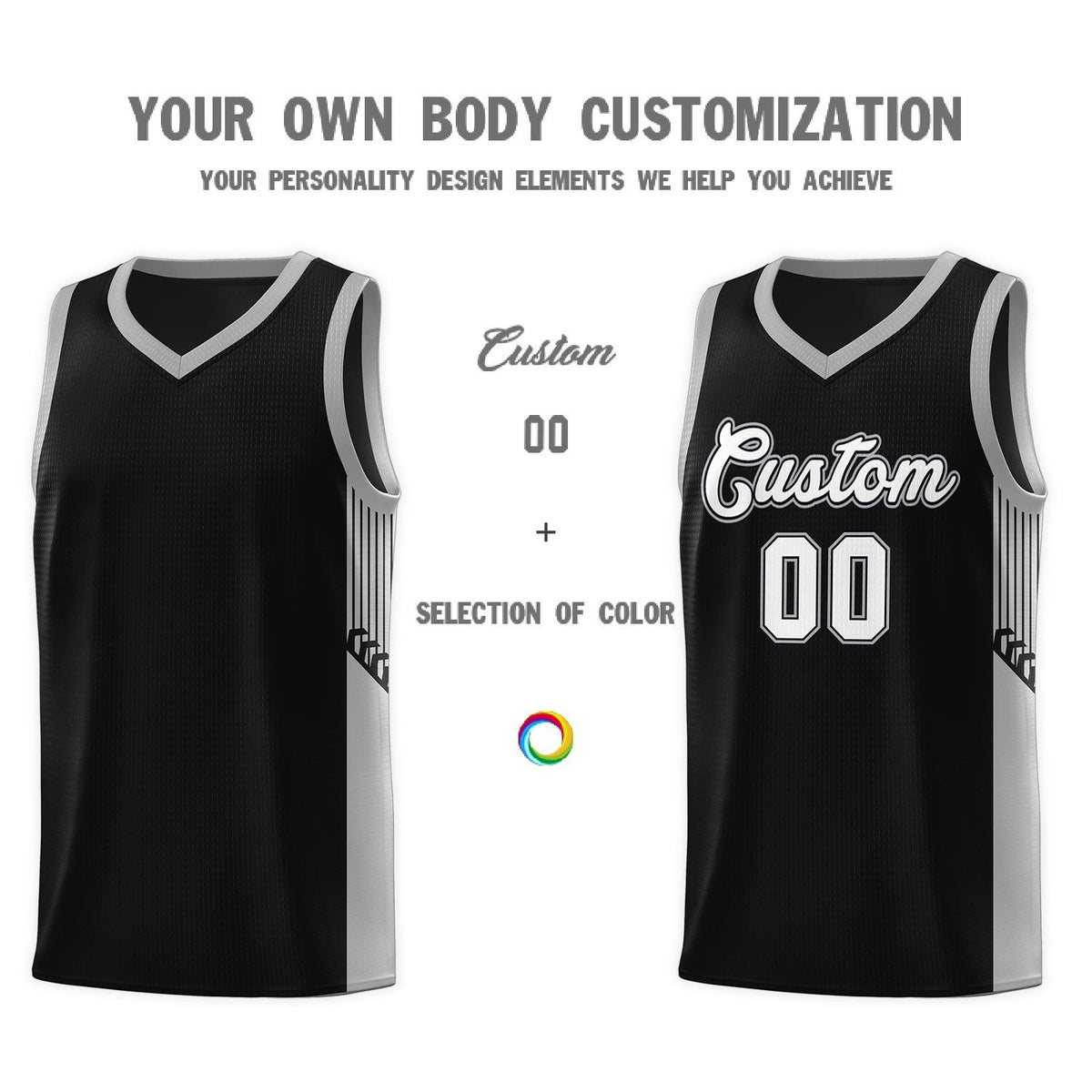 Custom Neon Green Navy-White Side Two-Tone Classic Sports Uniform Basketball Jersey |KXKSHOP