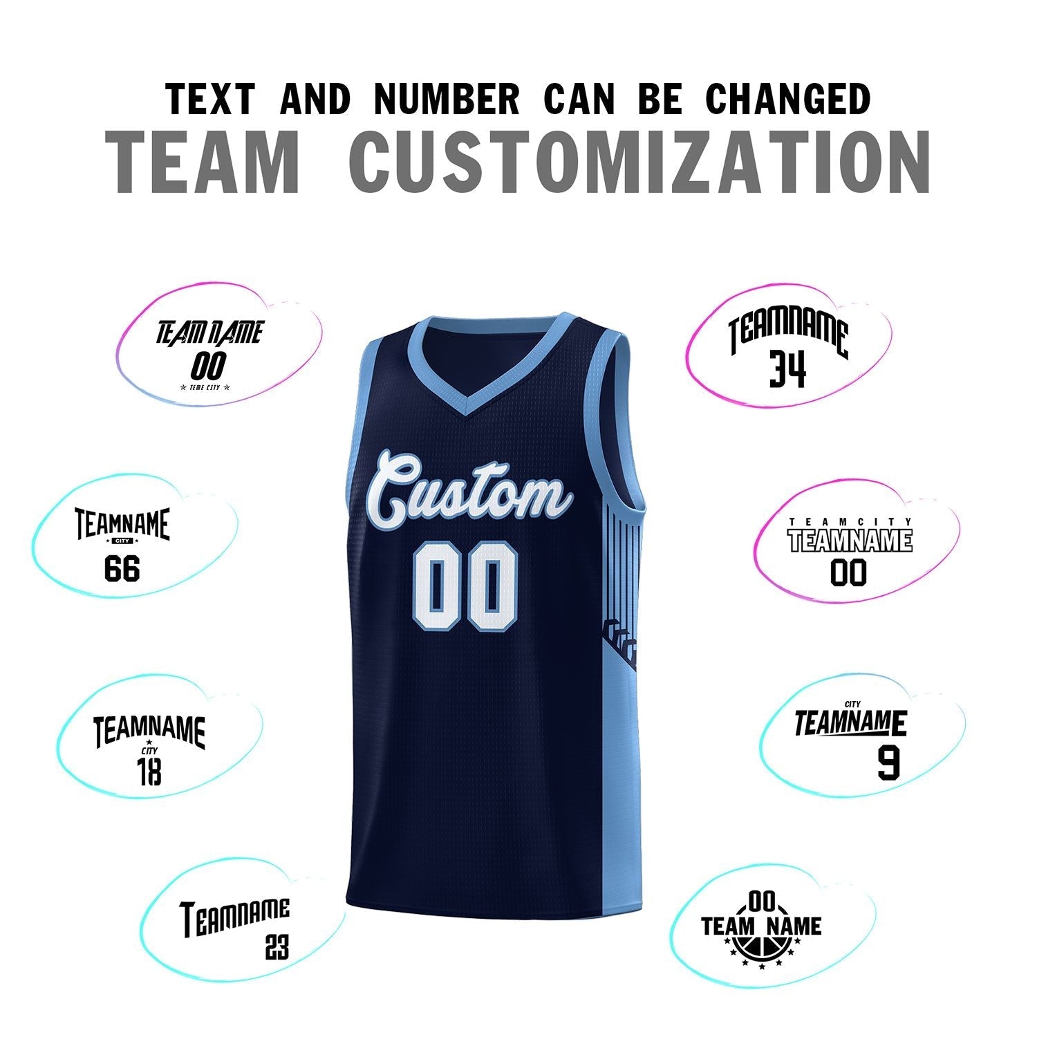 Custom Neon Green Navy-White Side Two-Tone Classic Sports Uniform Basketball Jersey |KXKSHOP
