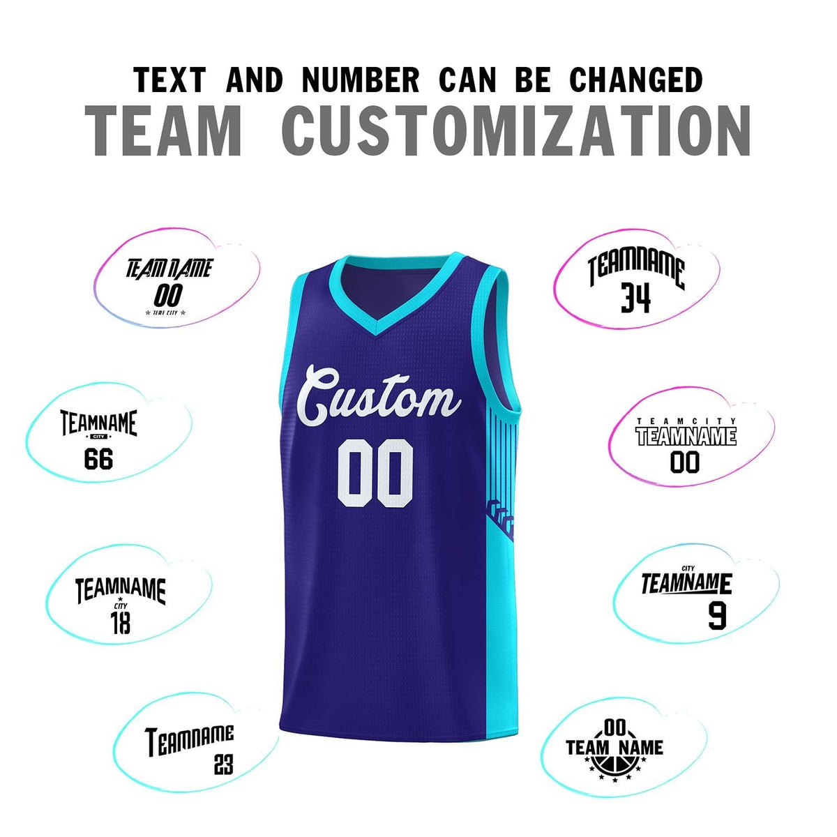 Custom Neon Green Navy-White Side Two-Tone Classic Sports Uniform Basketball Jersey |KXKSHOP