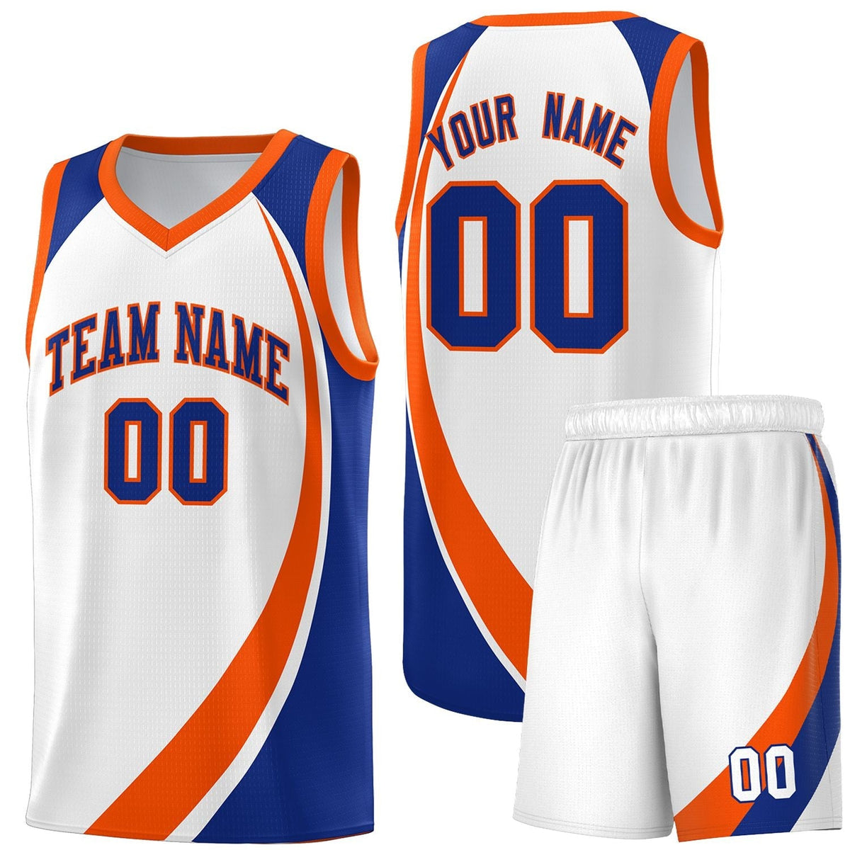 Custom Neon Green Navy-White Side Two-Tone Classic Sports Uniform Basketball Jersey |KXKSHOP
