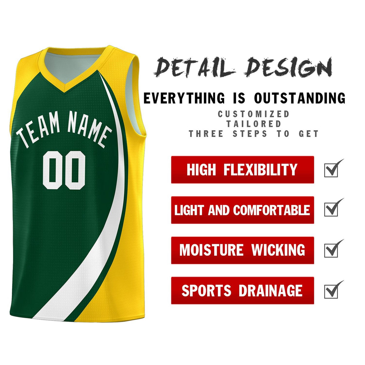 Custom Neon Green Navy-White Side Two-Tone Classic Sports Uniform Basketball Jersey |KXKSHOP