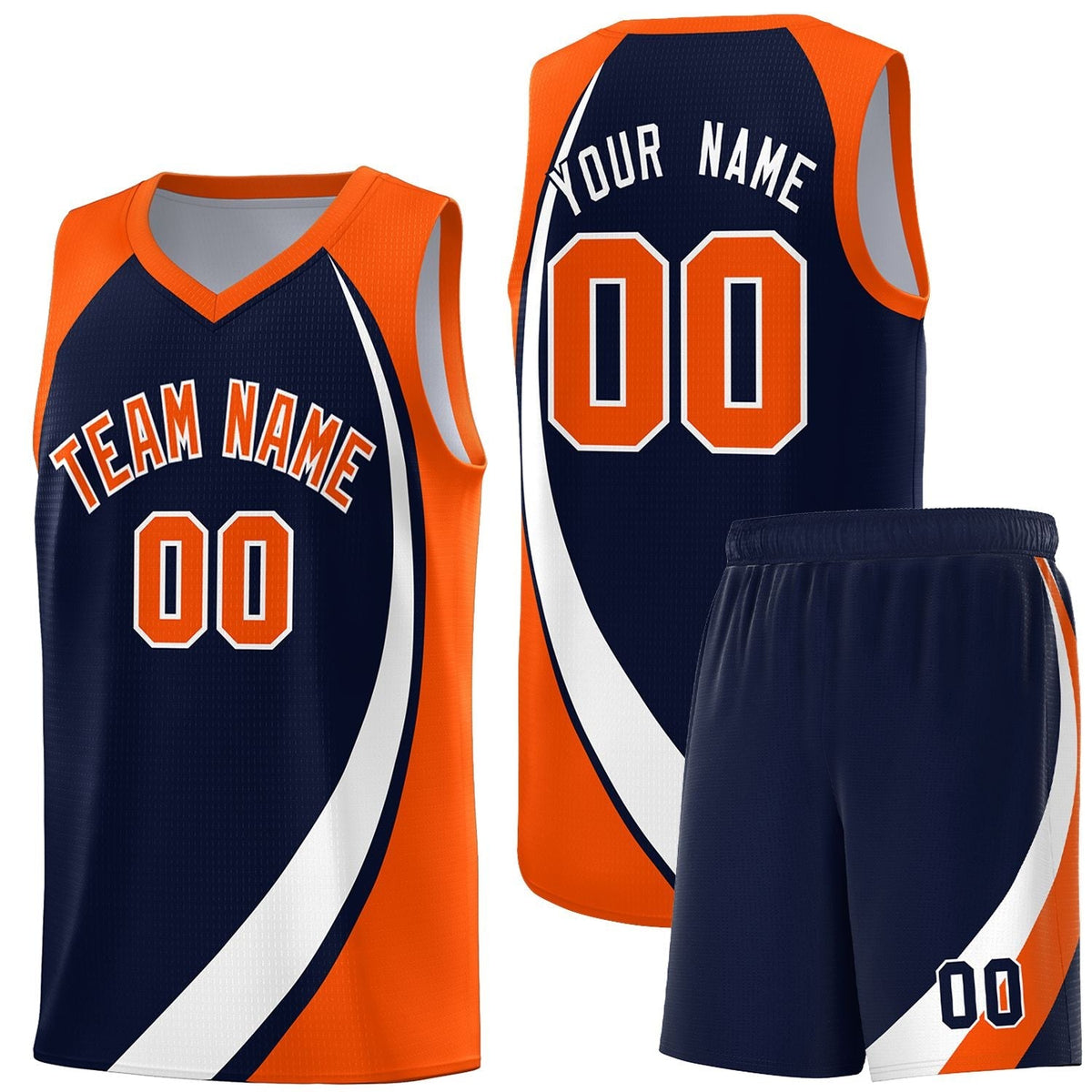Custom Neon Green Navy-White Side Two-Tone Classic Sports Uniform Basketball Jersey |KXKSHOP
