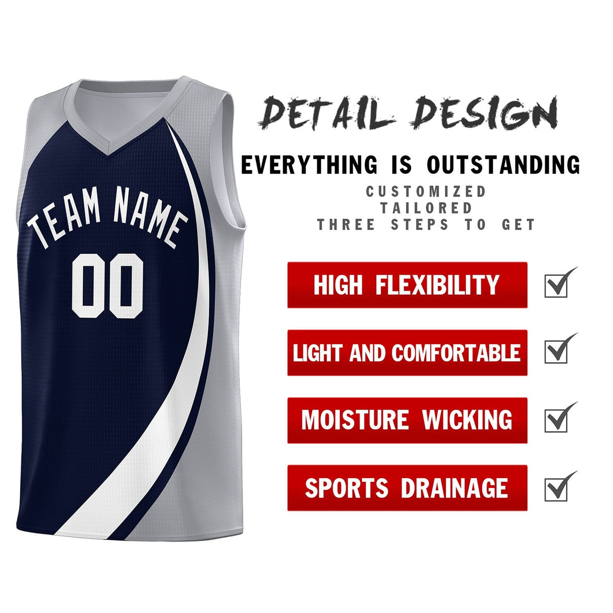 Custom Neon Green Navy-White Side Two-Tone Classic Sports Uniform Basketball Jersey |KXKSHOP