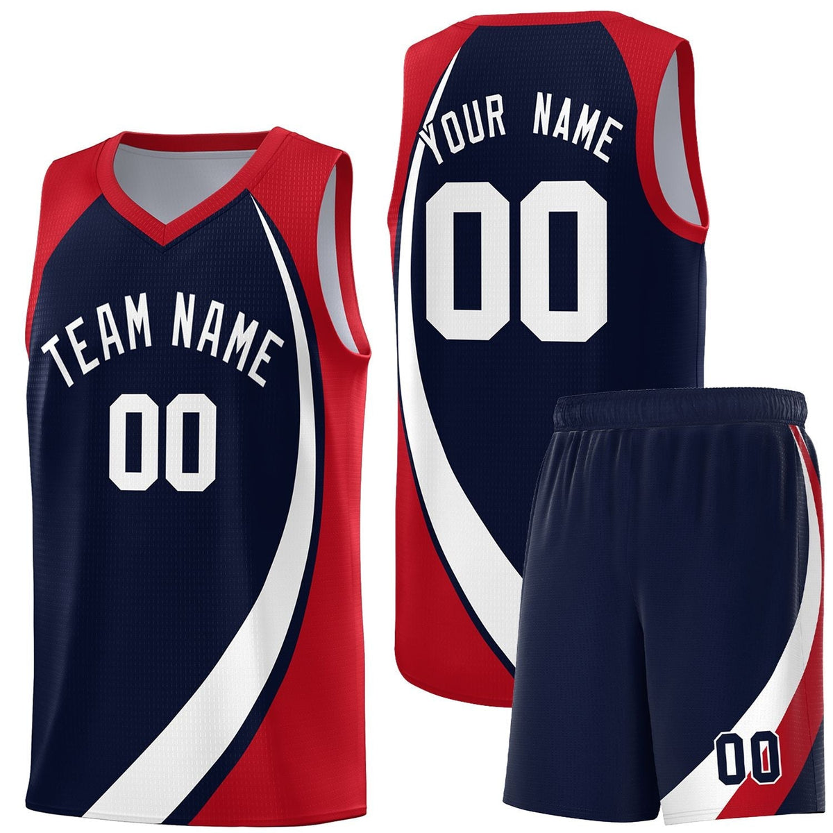 Custom Neon Green Navy-White Side Two-Tone Classic Sports Uniform Basketball Jersey |KXKSHOP