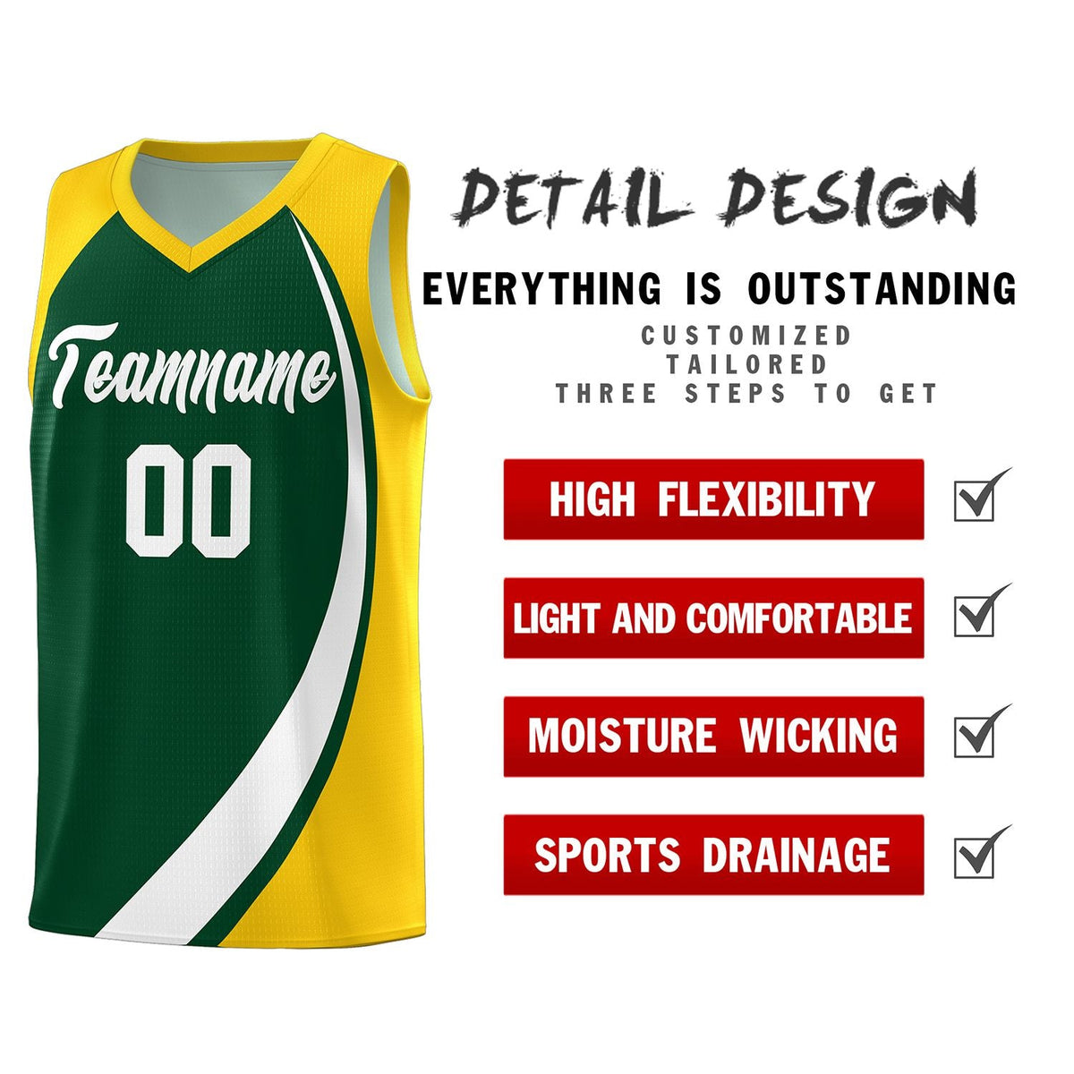 Custom Neon Green Navy-White Side Two-Tone Classic Sports Uniform Basketball Jersey |KXKSHOP