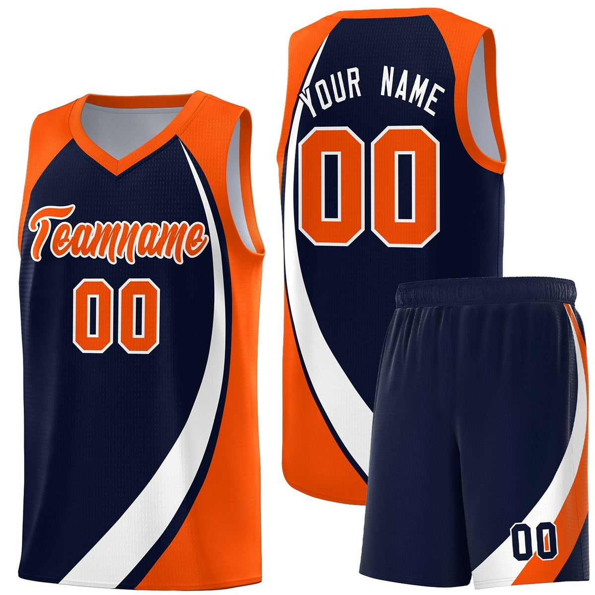 Custom Neon Green Navy-White Side Two-Tone Classic Sports Uniform Basketball Jersey |KXKSHOP