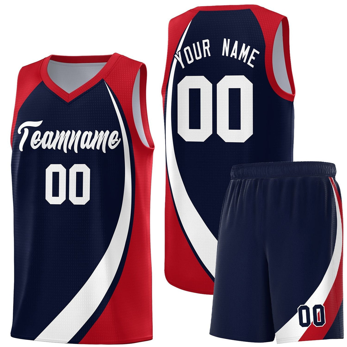 Custom Neon Green Navy-White Side Two-Tone Classic Sports Uniform Basketball Jersey |KXKSHOP