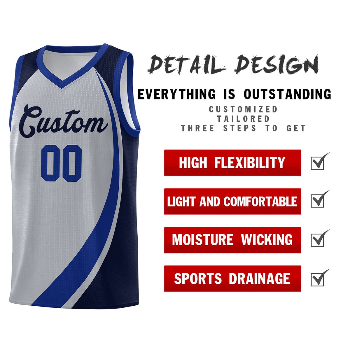 Custom Neon Green Navy-White Side Two-Tone Classic Sports Uniform Basketball Jersey |KXKSHOP