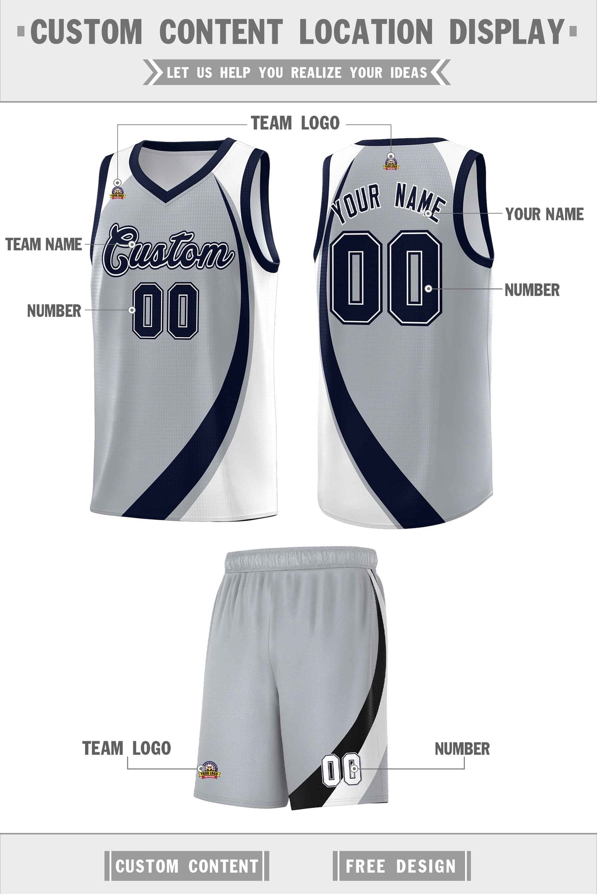 Custom Neon Green Navy-White Side Two-Tone Classic Sports Uniform Basketball Jersey |KXKSHOP