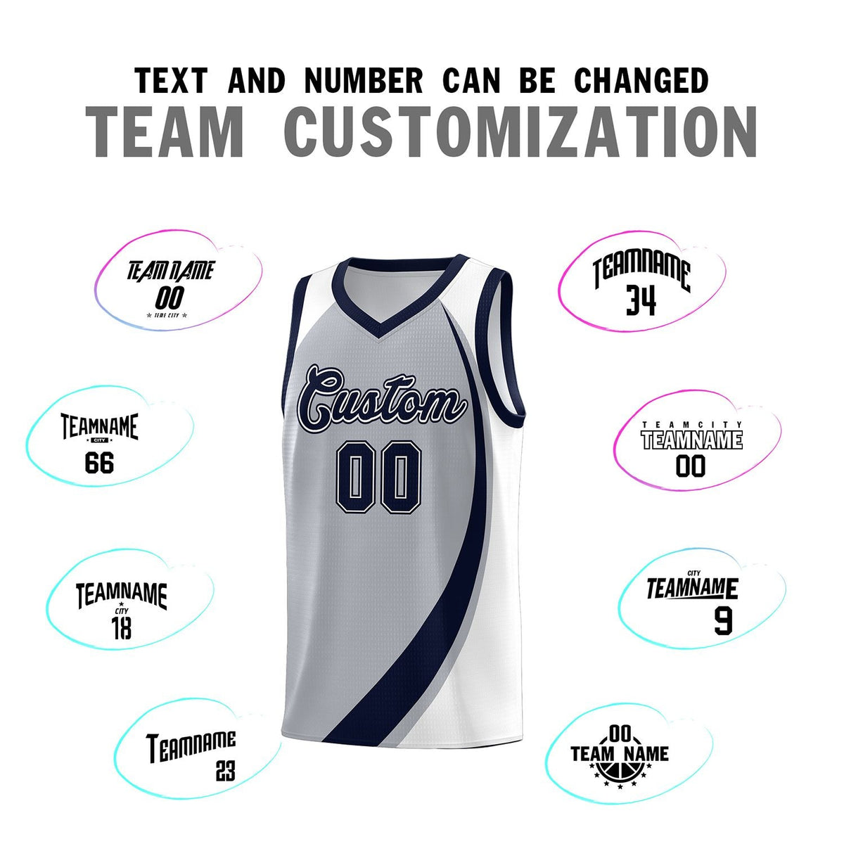 Custom Neon Green Navy-White Side Two-Tone Classic Sports Uniform Basketball Jersey |KXKSHOP
