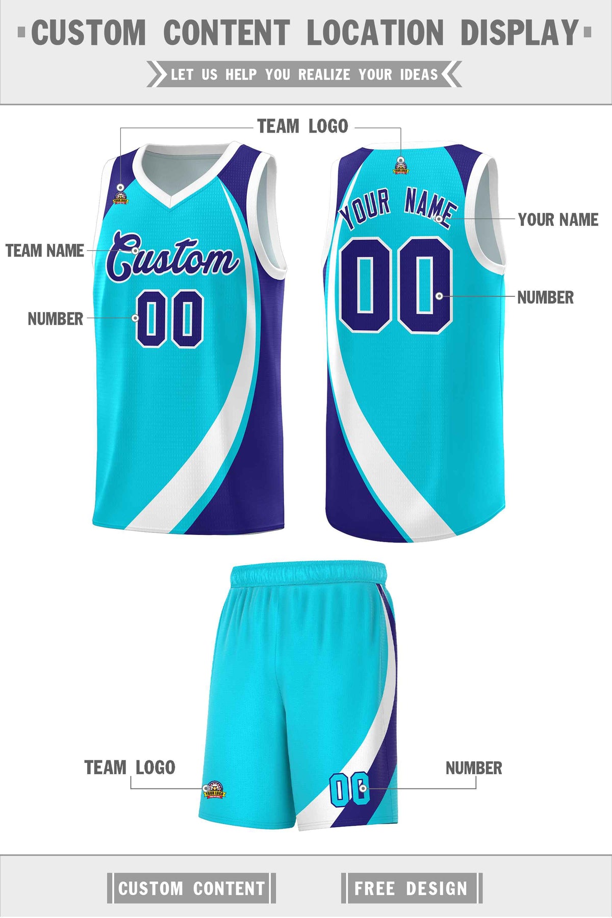 Custom Neon Green Navy-White Side Two-Tone Classic Sports Uniform Basketball Jersey |KXKSHOP