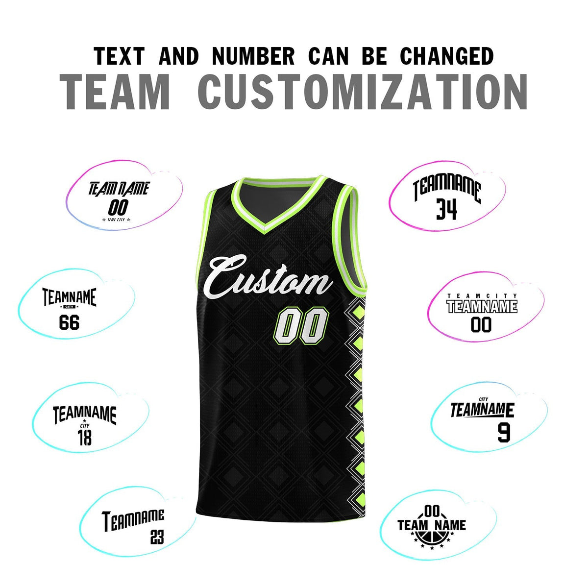 Custom Black Side Blocks Sports Uniform Basketball Jersey|KXKSHOP