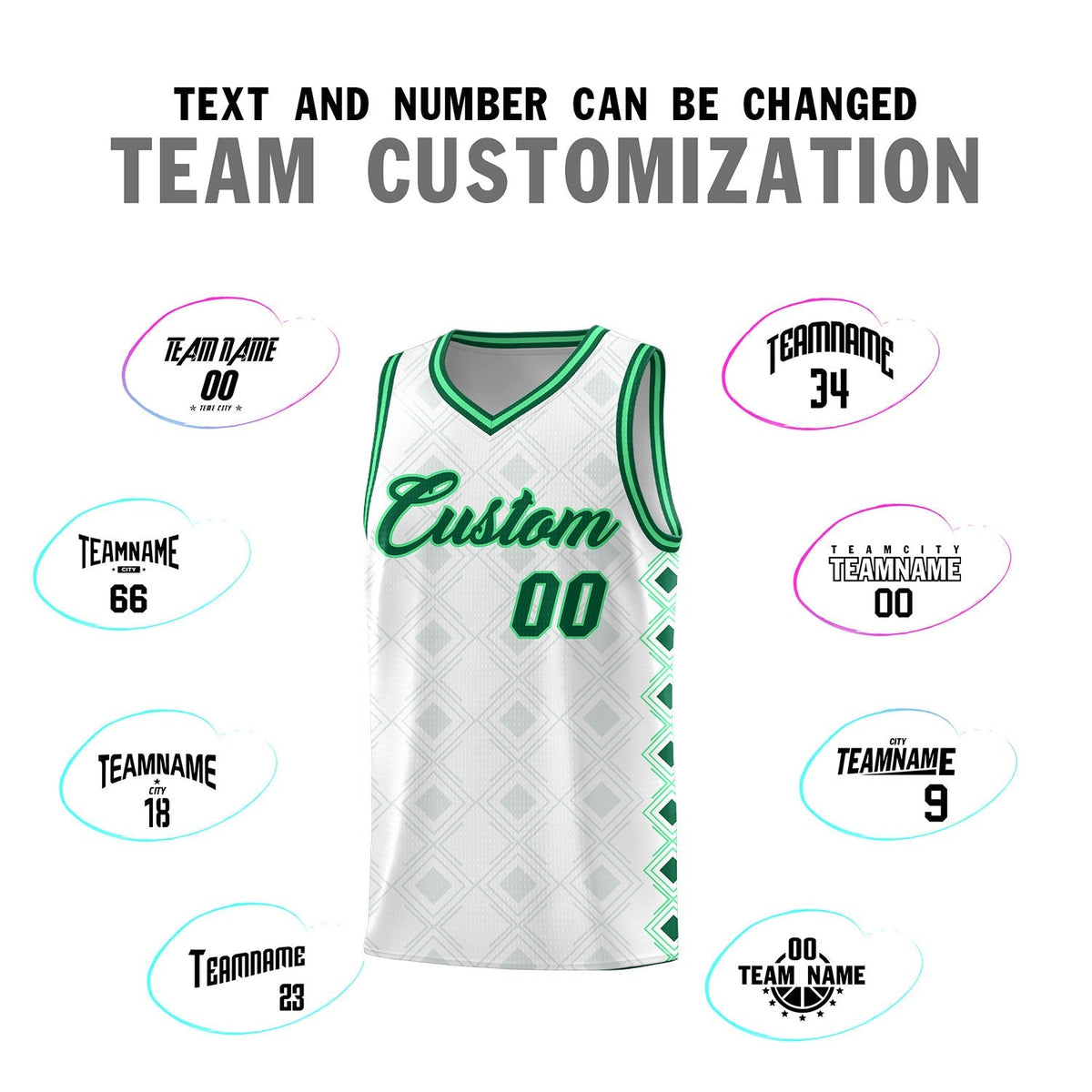 Custom White Side Blocks Sports Uniform Basketball Jersey|KXKSHOP