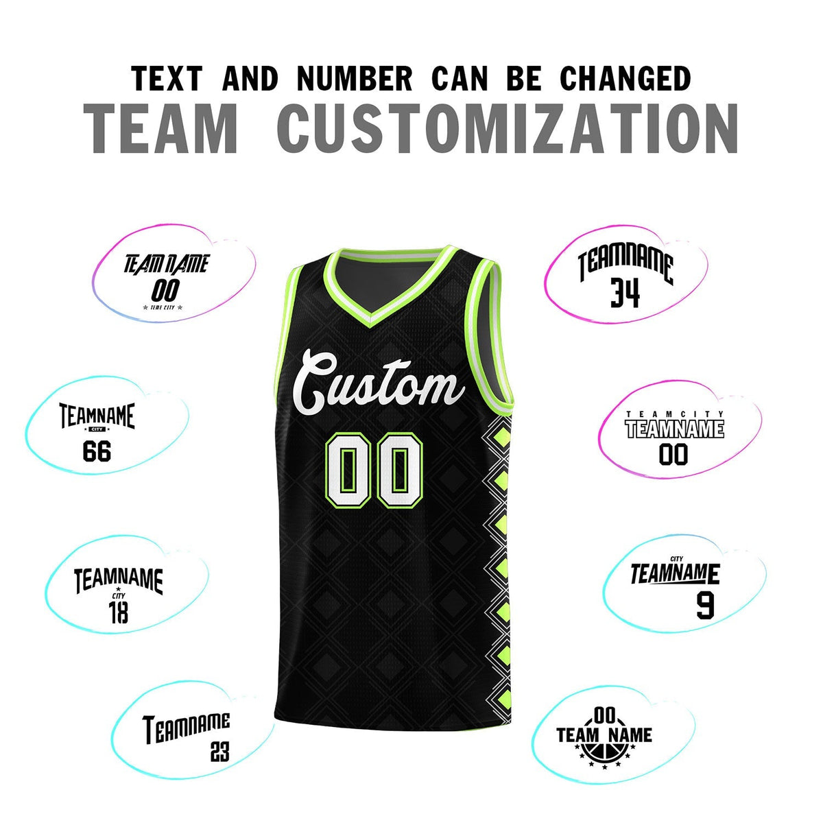 Custom Black Side Blocks Sports Uniform Basketball Jersey|KXKSHOP