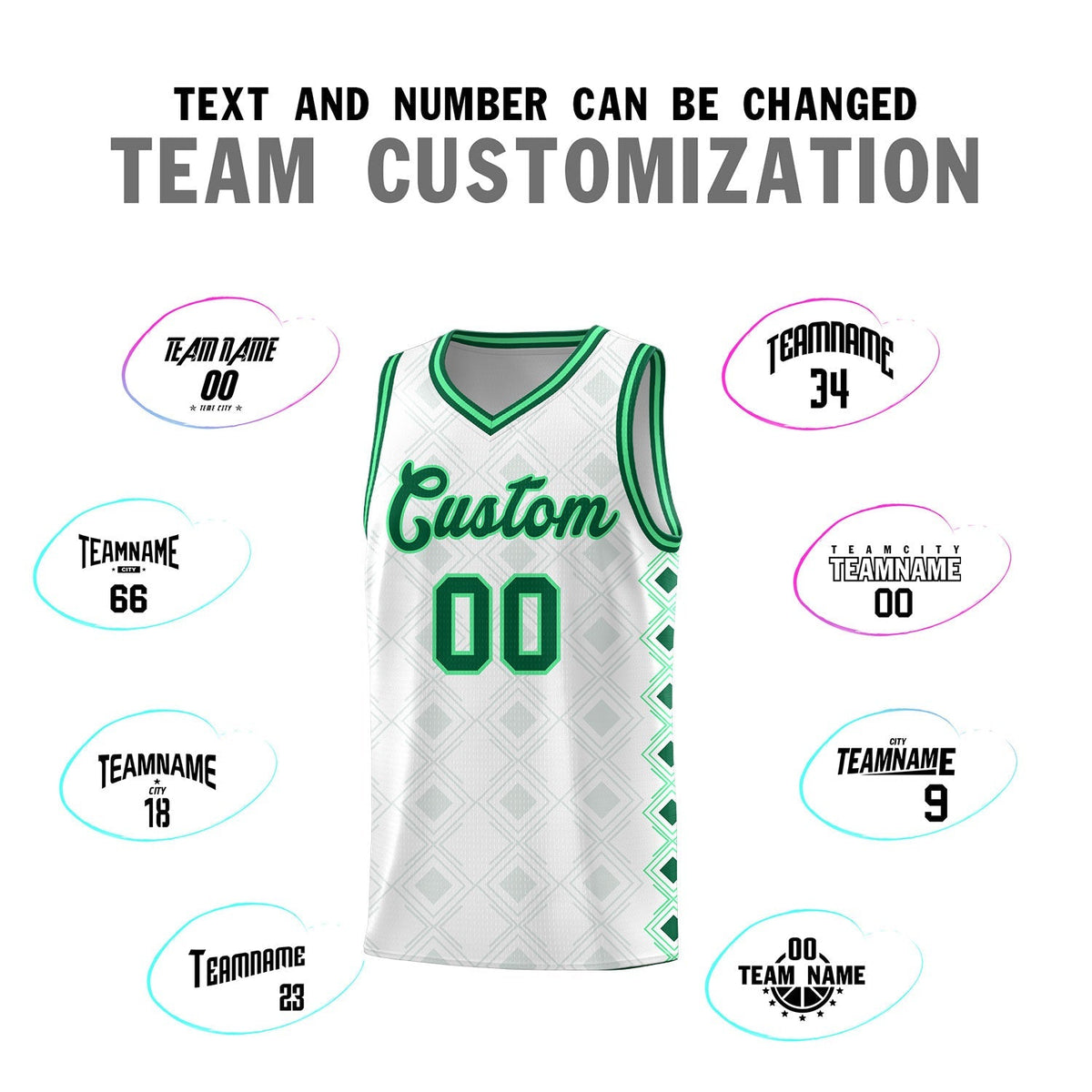 Custom White Side Blocks Sports Uniform Basketball Jersey|KXKSHOP
