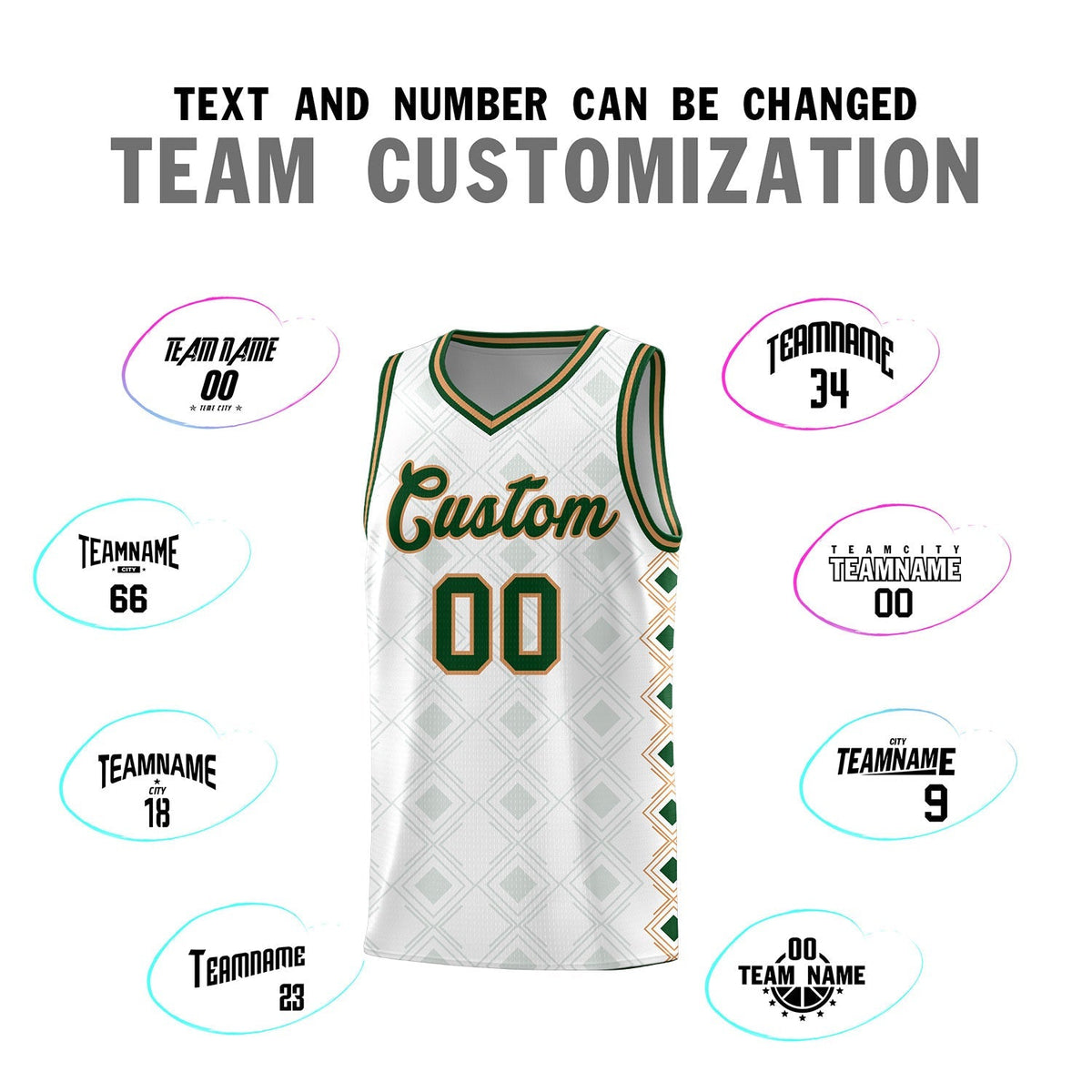 Custom White Side Blocks Sports Uniform Basketball Jersey|KXKSHOP