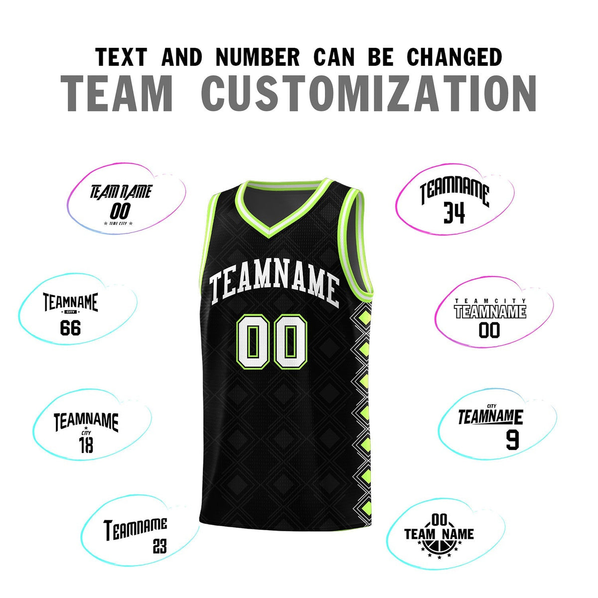 Custom Black Side Blocks Sports Uniform Basketball Jersey|KXKSHOP