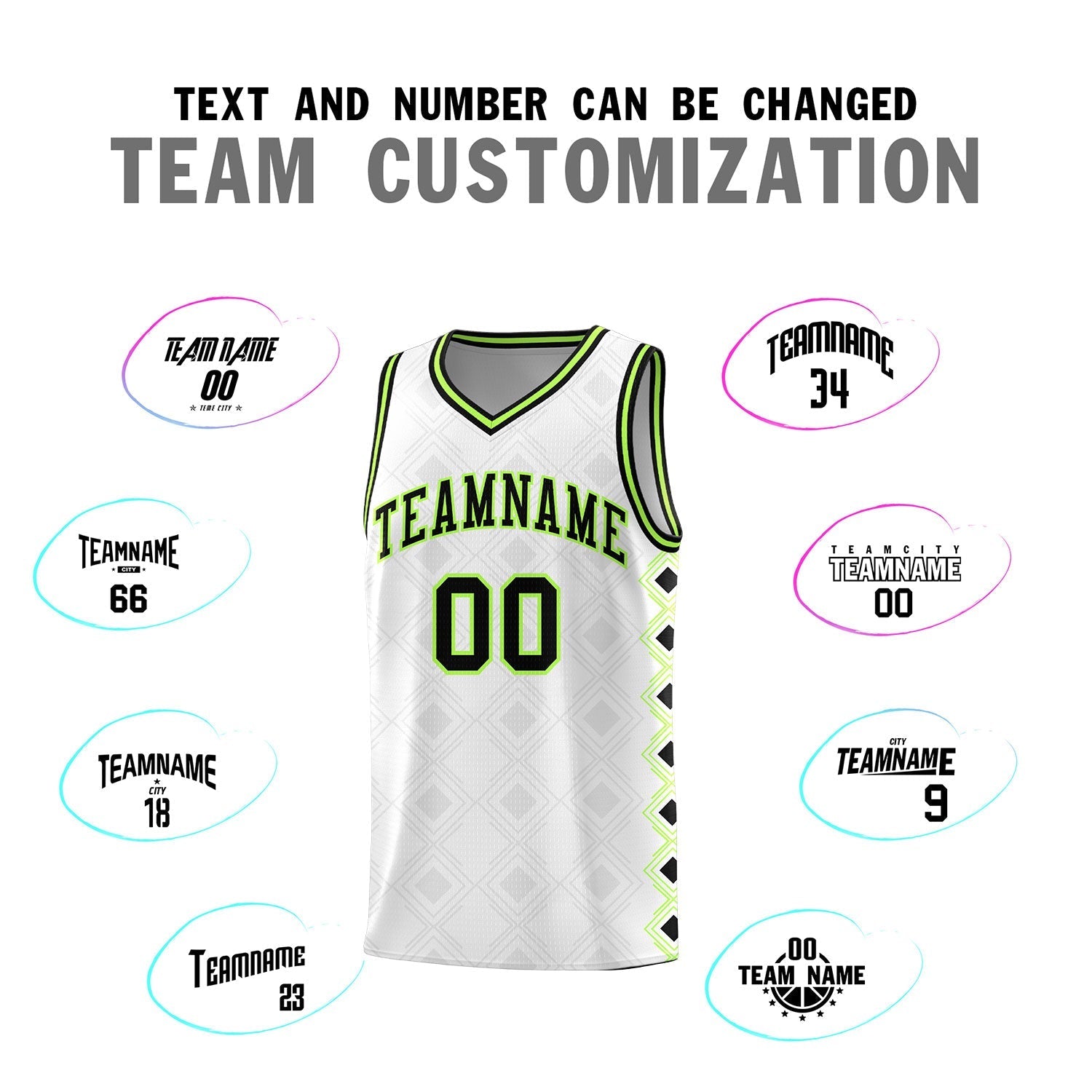 Custom White Side Blocks Sports Uniform Basketball Jersey|KXKSHOP