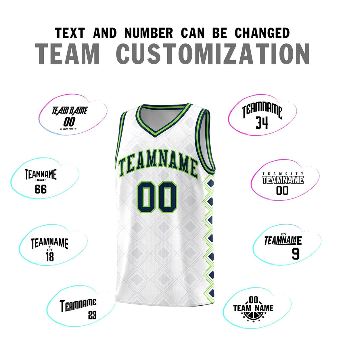 Custom White Side Blocks Sports Uniform Basketball Jersey|KXKSHOP