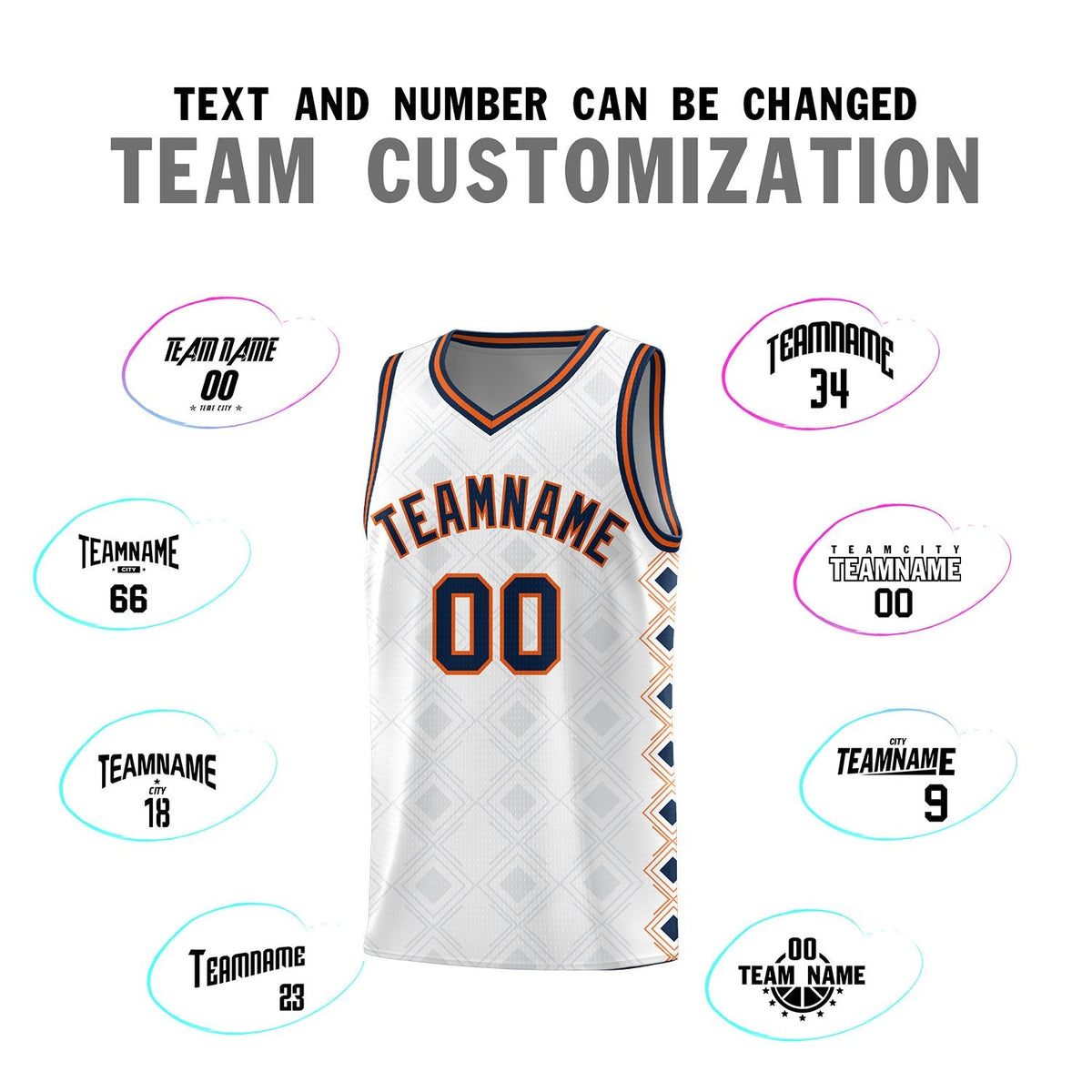 Custom White Side Blocks Sports Uniform Basketball Jersey|KXKSHOP