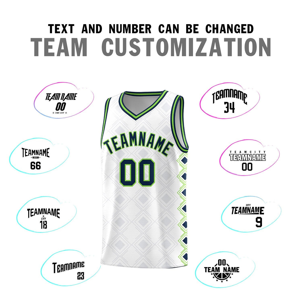 Custom White Side Blocks Sports Uniform Basketball Jersey|KXKSHOP