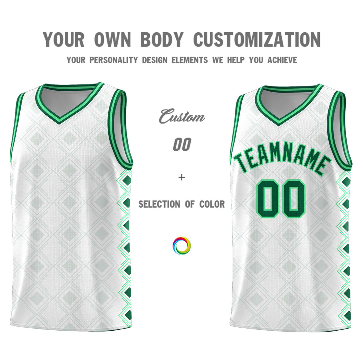 Custom White Side Blocks Sports Uniform Basketball Jersey|KXKSHOP