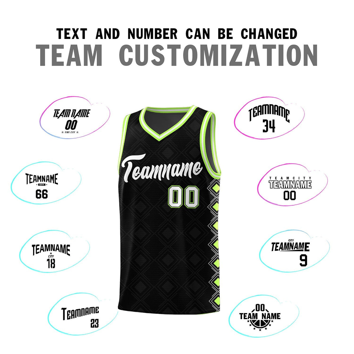 Custom Black Side Blocks Sports Uniform Basketball Jersey|KXKSHOP