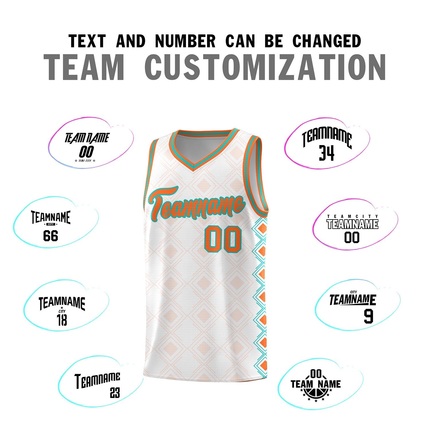 Custom White Side Blocks Sports Uniform Basketball Jersey|KXKSHOP