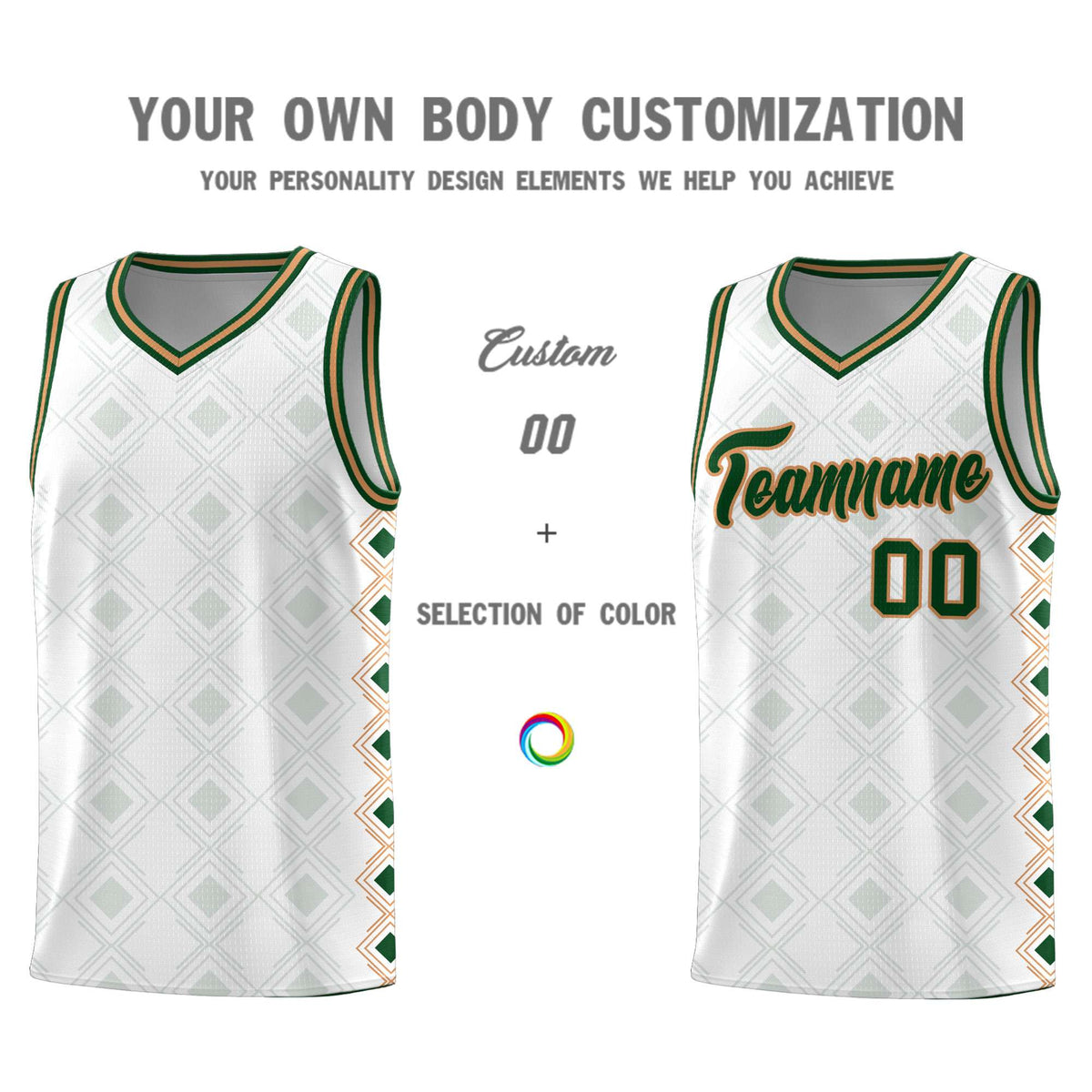 Custom White Side Blocks Sports Uniform Basketball Jersey|KXKSHOP