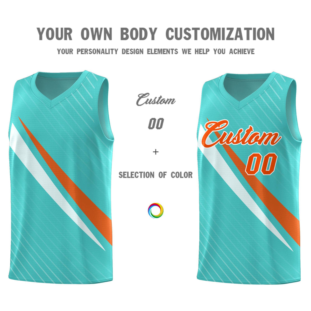 Custom Bright Green Diagonal Pinstripe Pattern Color Block Sports Uniform Basketball Jersey|KXKSHOP