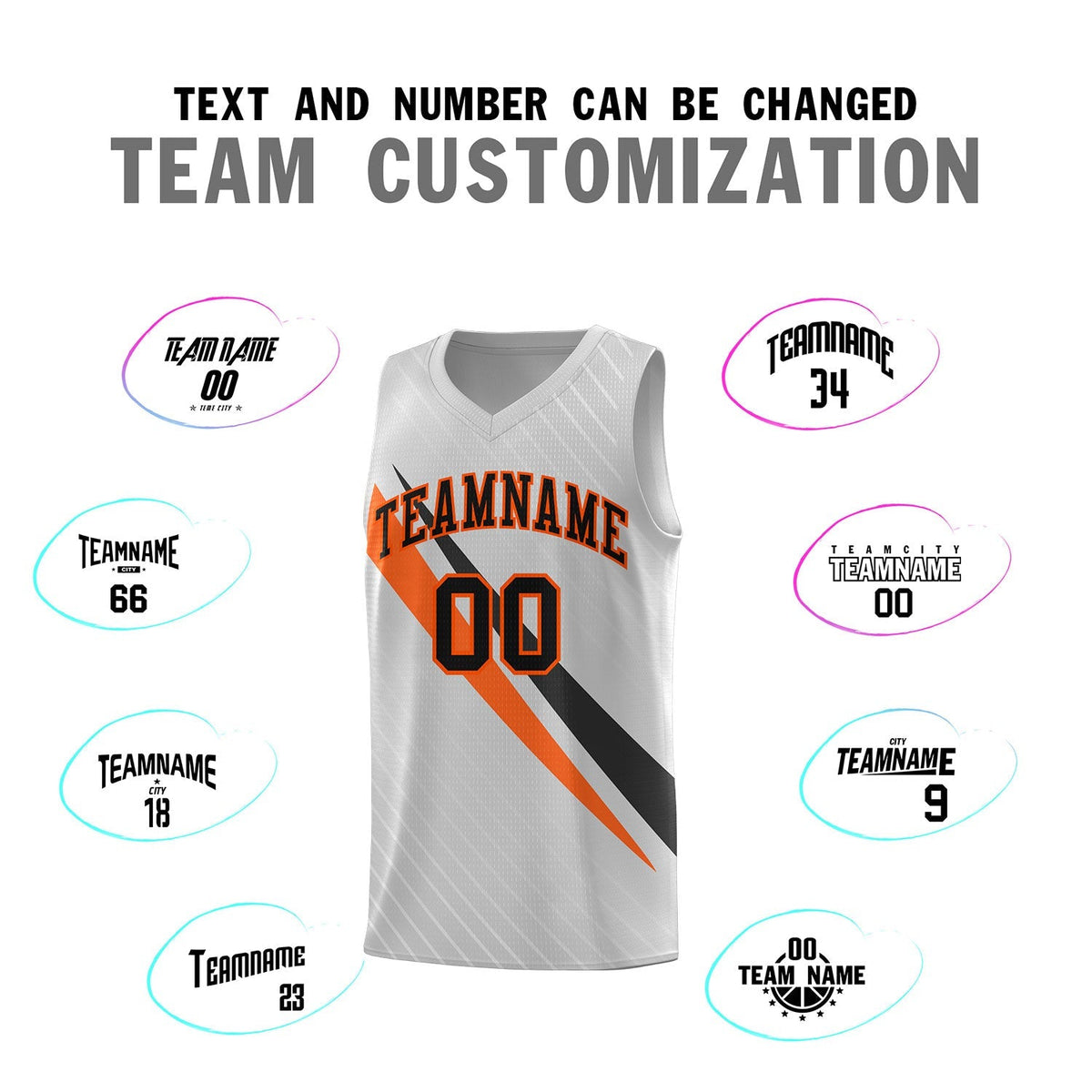 Custom Gray Diagonal Pinstripe Pattern Color Block Sports Uniform Basketball Jersey|KXKSHOP