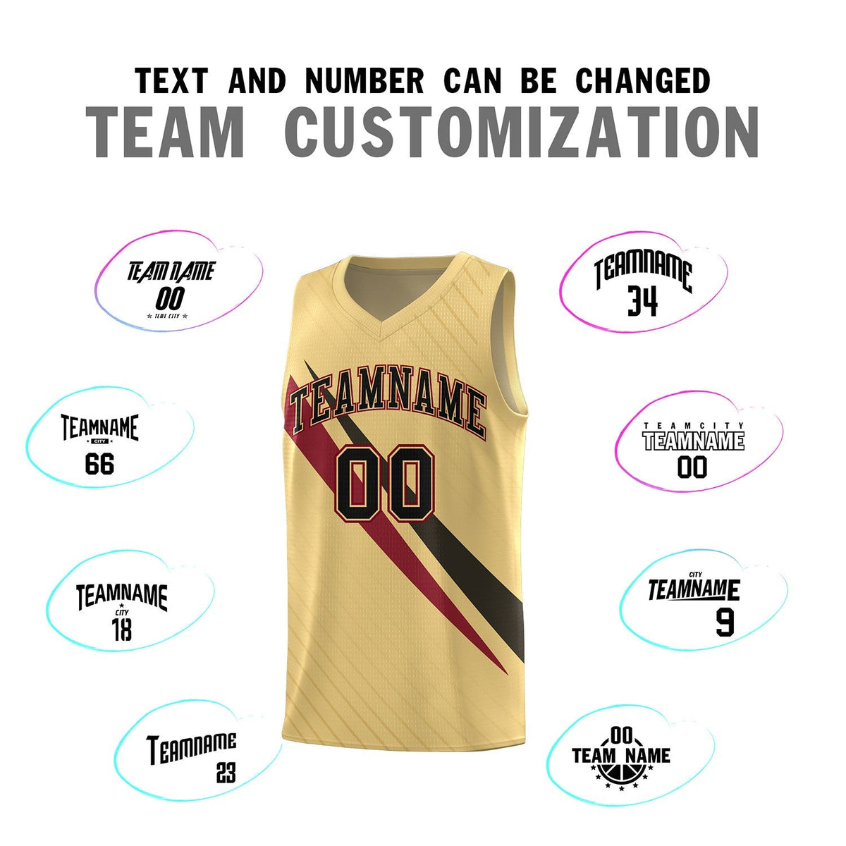 Custom Khaki Diagonal Pinstripe Pattern Color Block Sports Uniform Basketball Jersey|KXKSHOP
