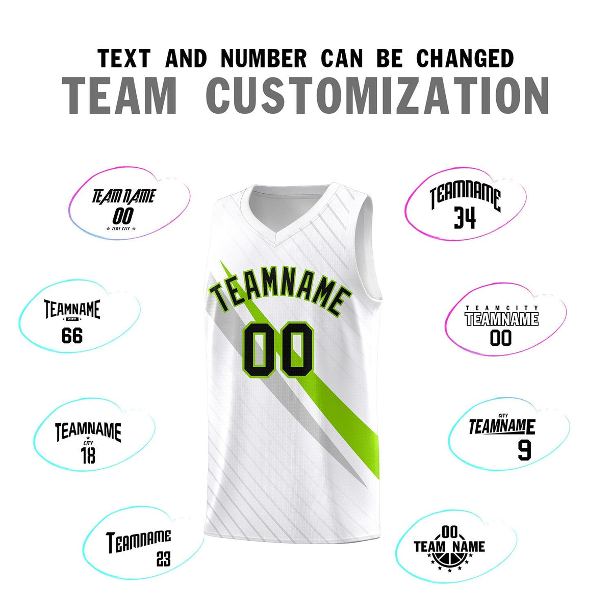 Custom White Diagonal Pinstripe Pattern Color Block Sports Uniform Basketball Jersey|KXKSHOP