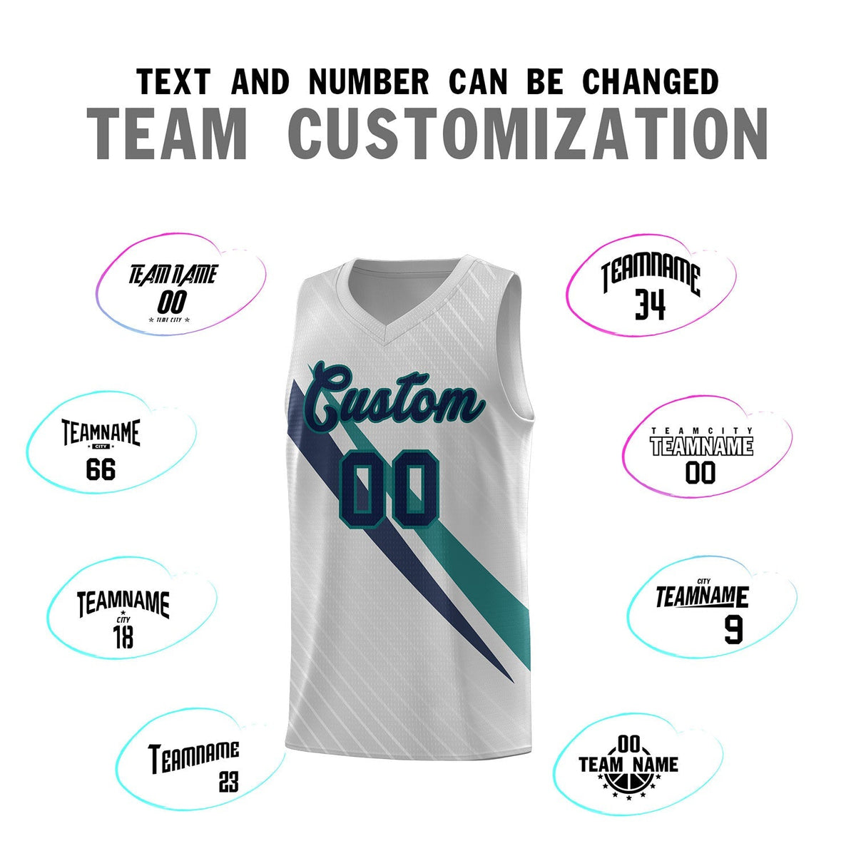 Custom Gray Diagonal Pinstripe Pattern Color Block Sports Uniform Basketball Jersey|KXKSHOP