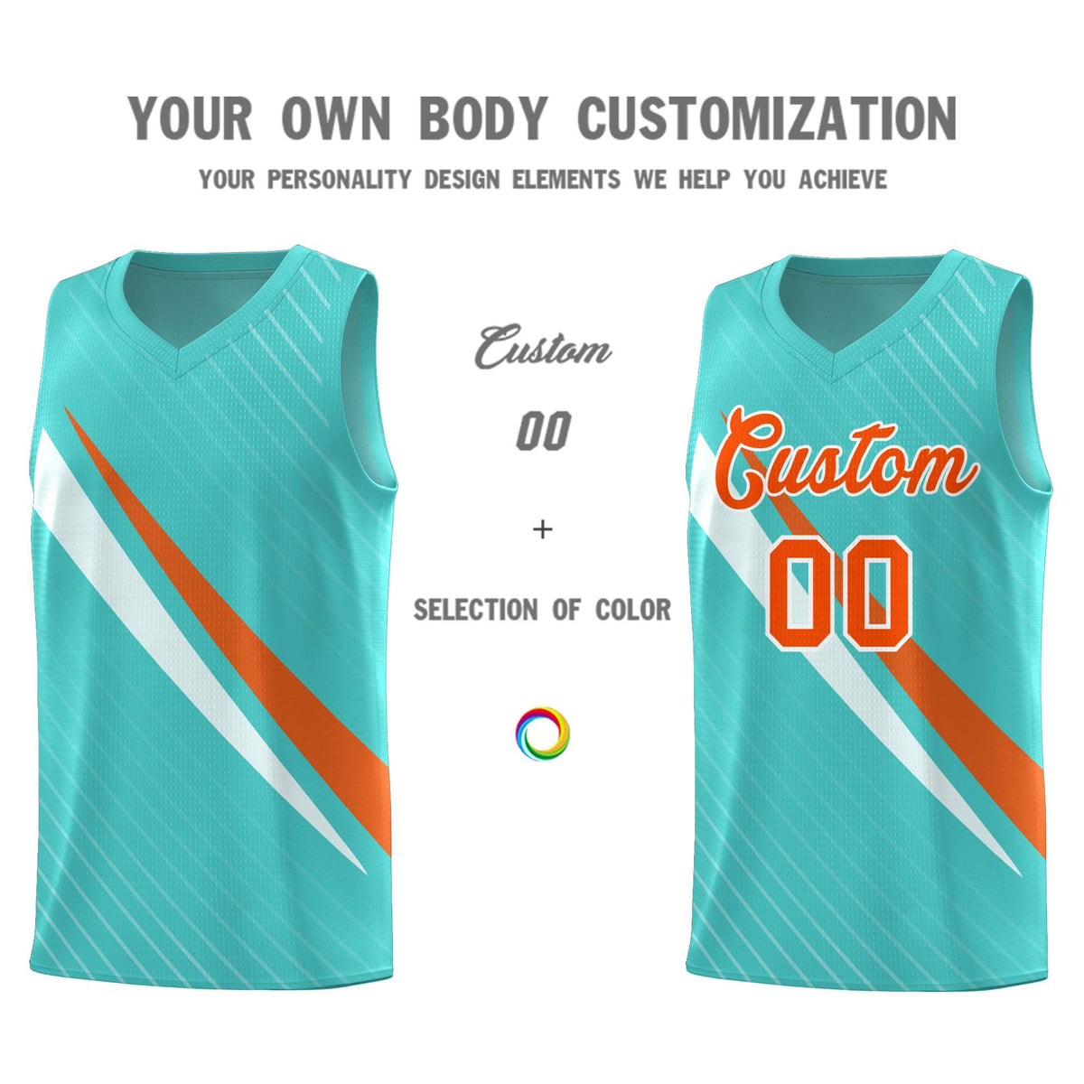 Custom Bright Green Diagonal Pinstripe Pattern Color Block Sports Uniform Basketball Jersey|KXKSHOP