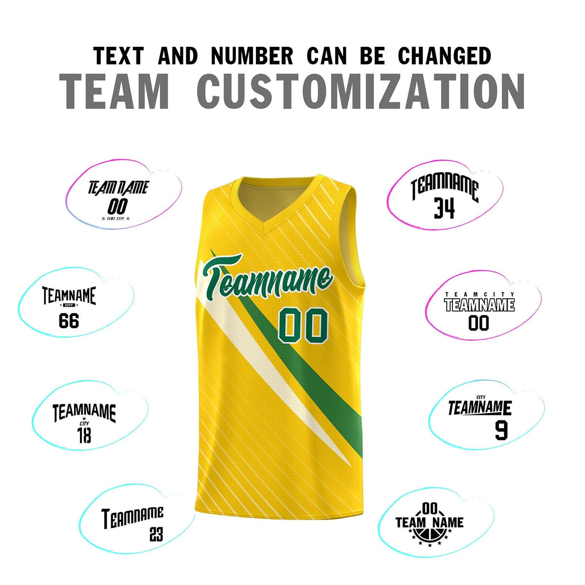 Custom Gold Diagonal Pinstripe Pattern Color Block Sports Uniform Basketball Jersey|KXKSHOP