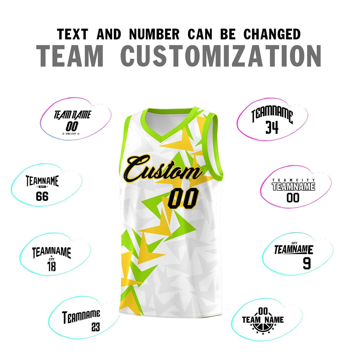 Custom White Boomerang Pattern Kits Basketball Jersey|KXKSHOP