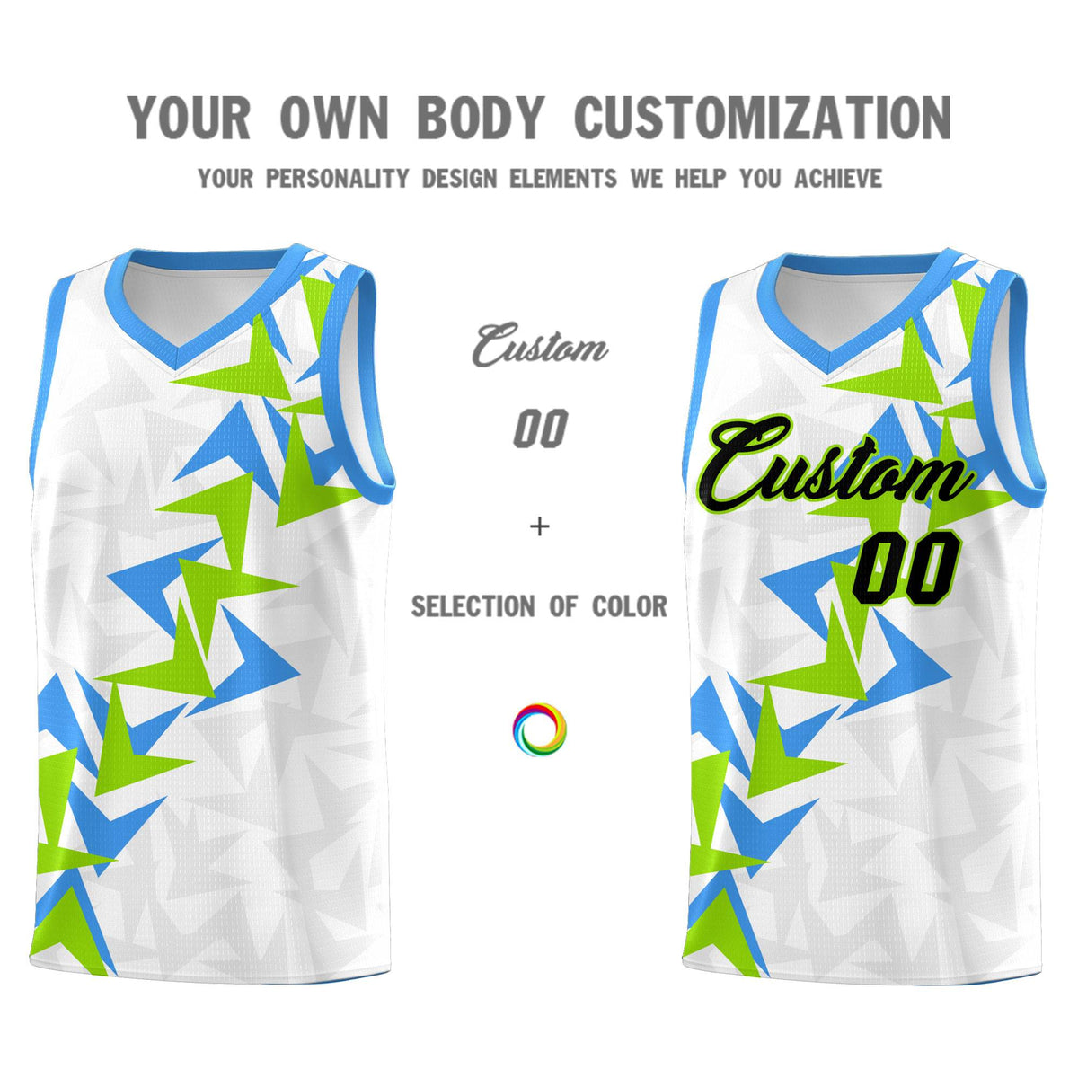 Custom White Boomerang Pattern Kits Basketball Jersey|KXKSHOP