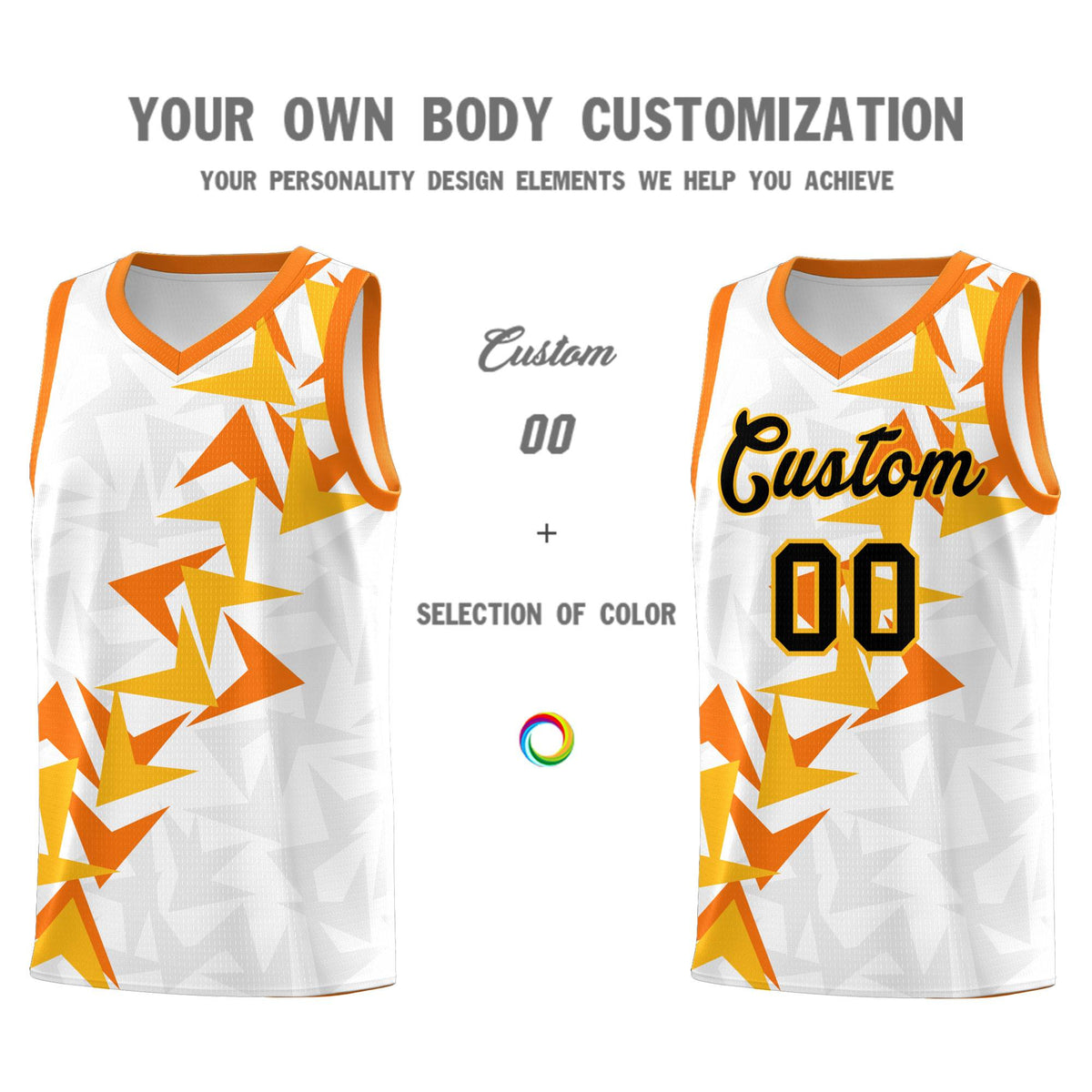 Custom White Boomerang Pattern Kits Basketball Jersey|KXKSHOP