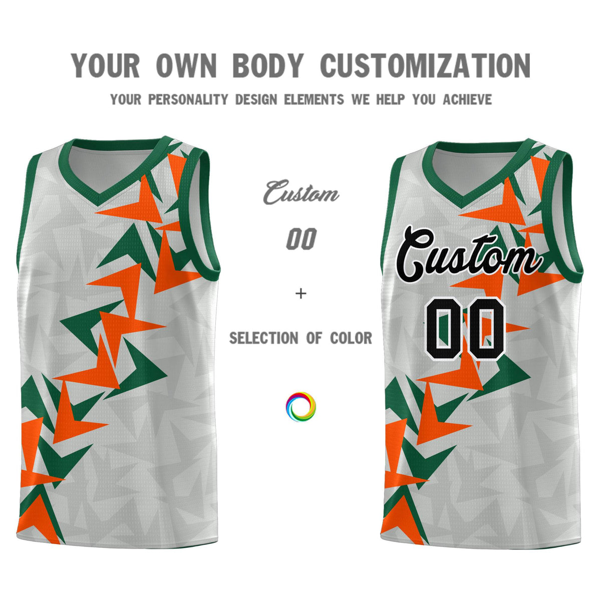 Custom Gray Boomerang Pattern Kits Basketball Jersey|KXKSHOP
