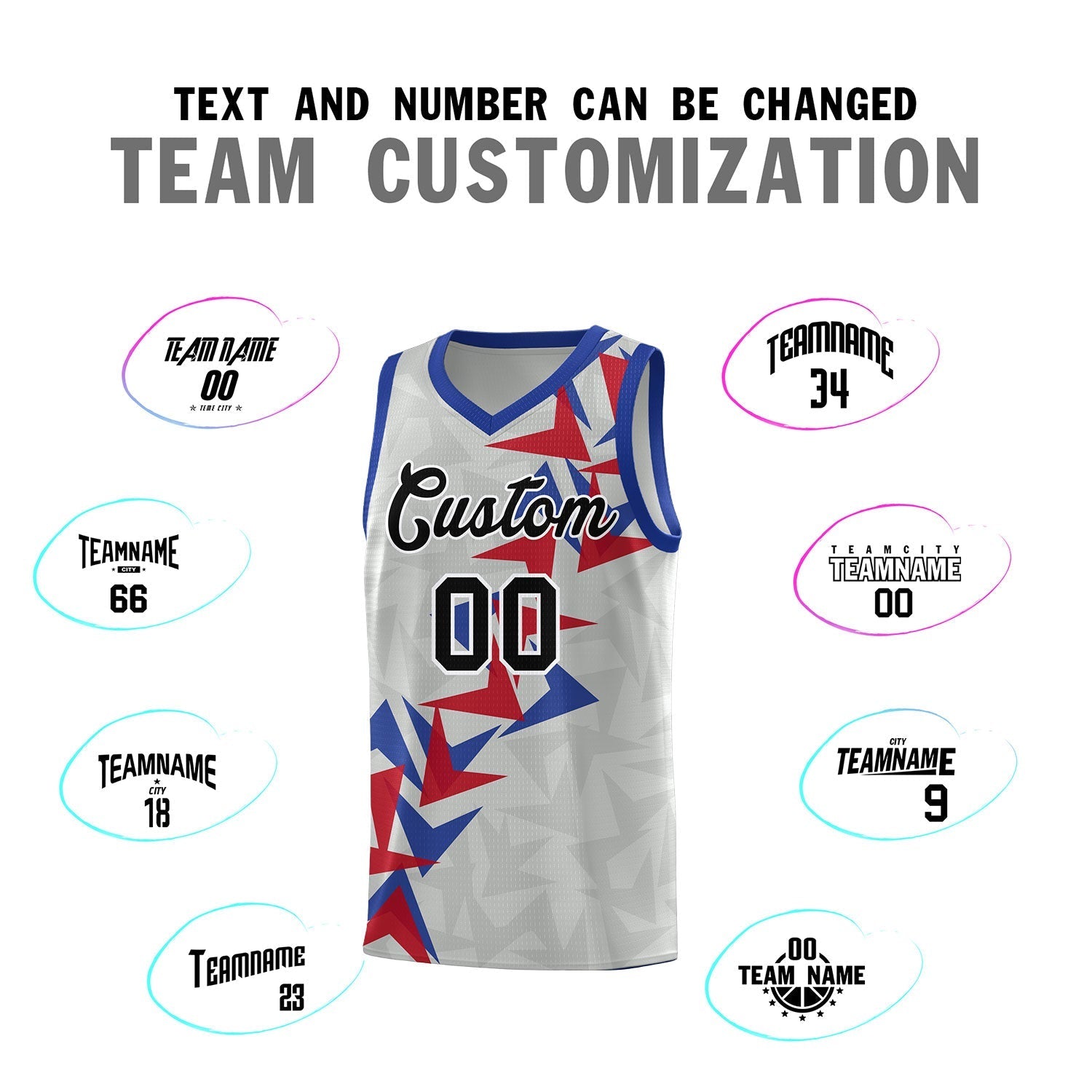 Custom Gray Boomerang Pattern Kits Basketball Jersey|KXKSHOP