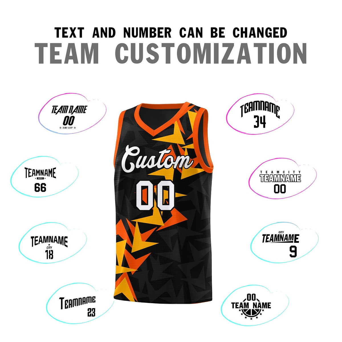 Custom Black Boomerang Pattern Kits Basketball Jersey|KXKSHOP