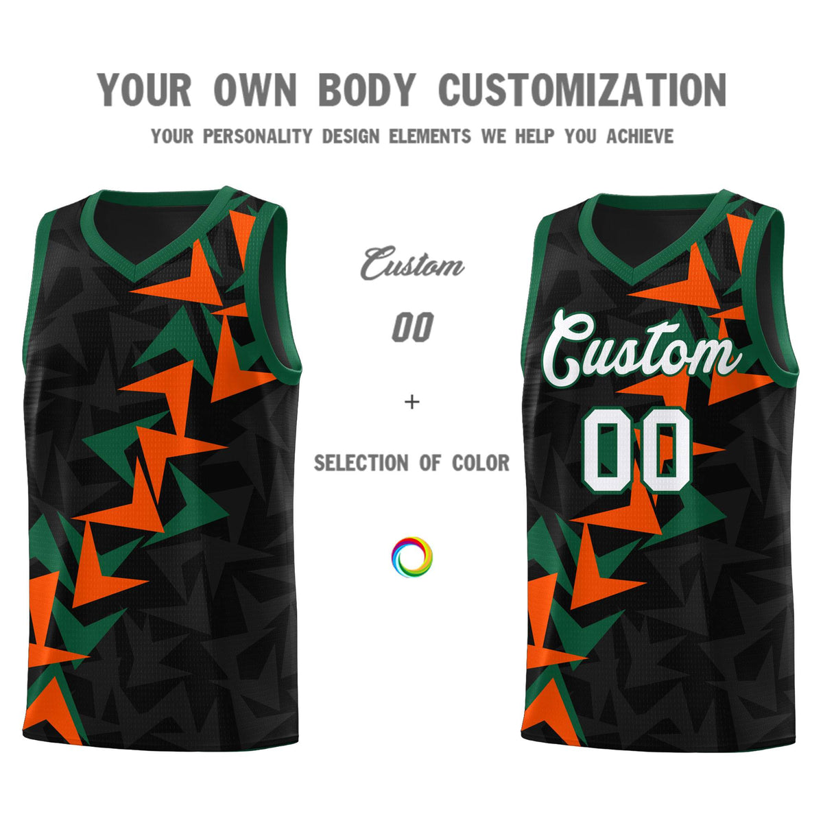 Custom Black Boomerang Pattern Kits Basketball Jersey|KXKSHOP