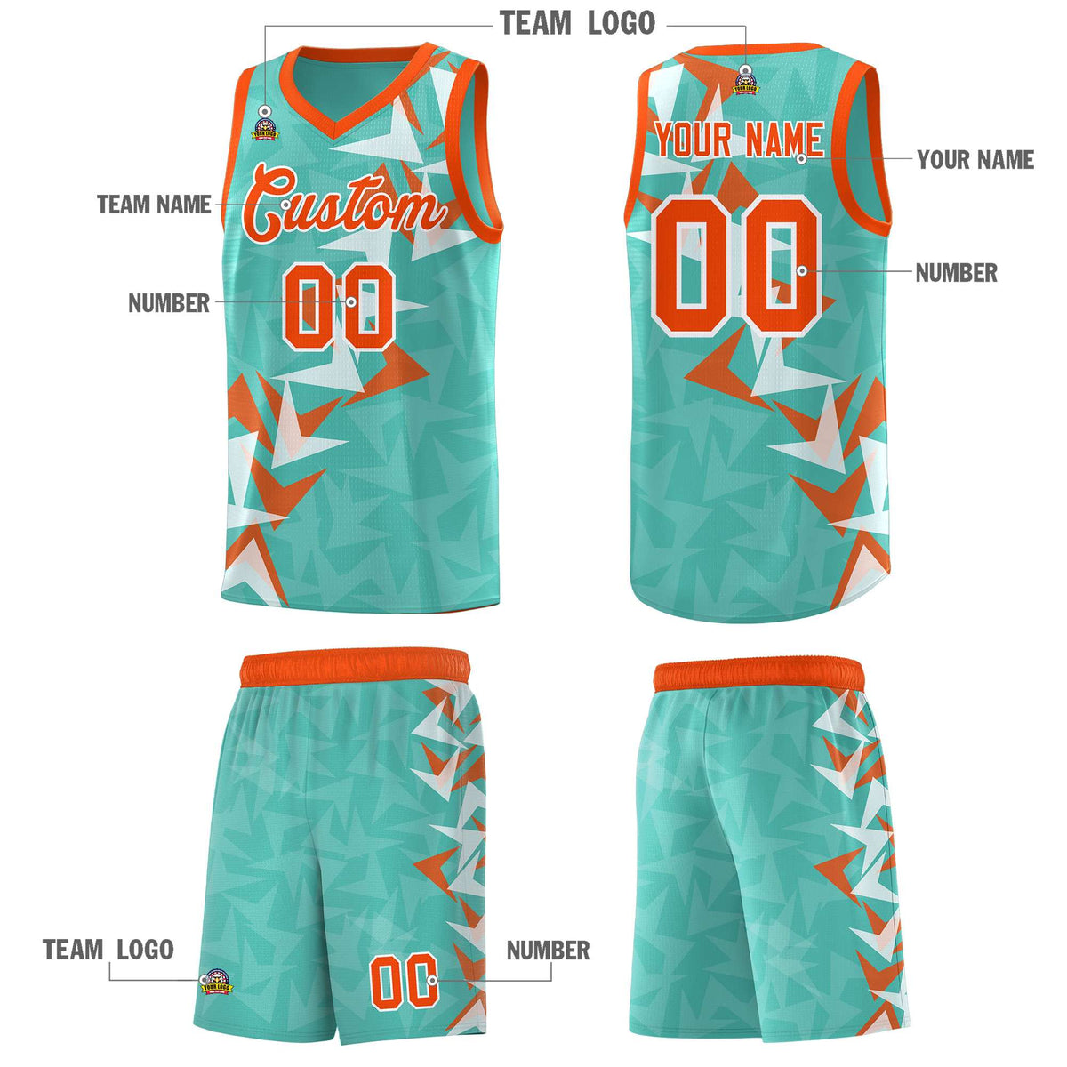 Custom Bright Green Boomerang Pattern Kits Basketball Jersey|KXKSHOP