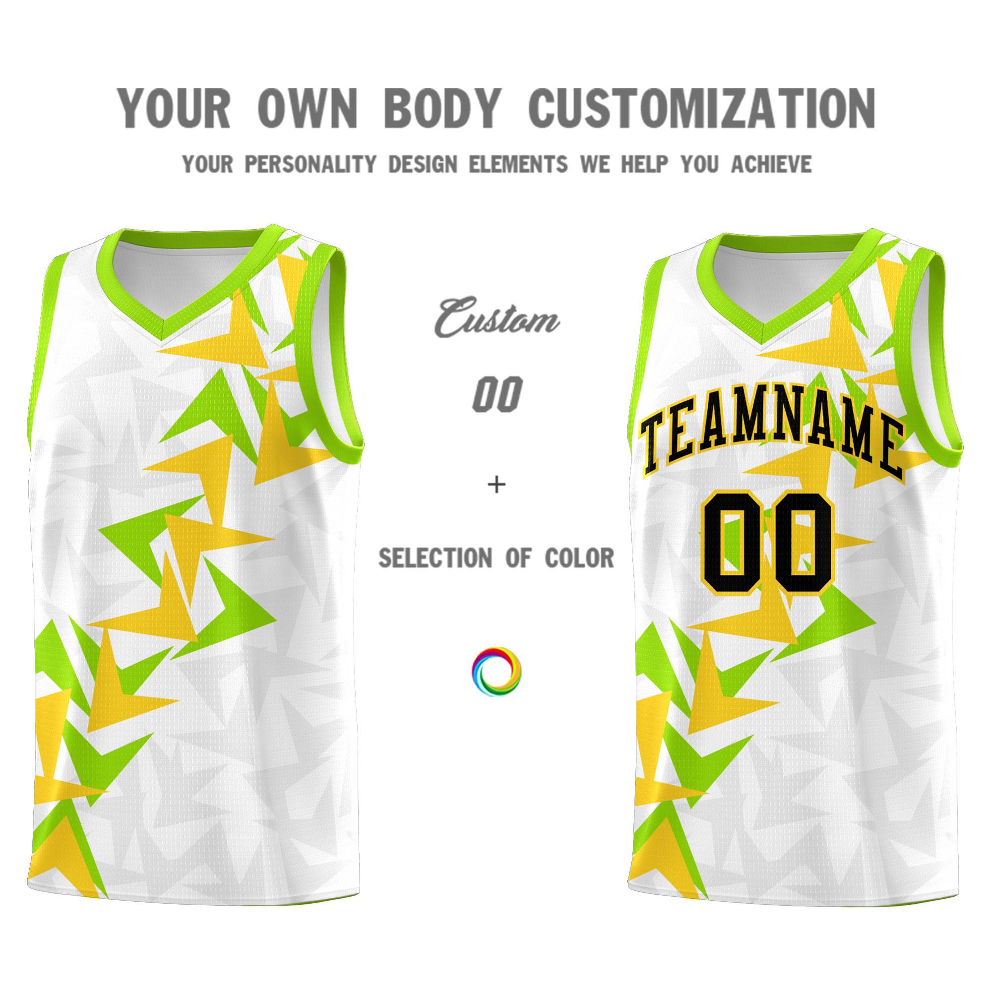 Custom White Boomerang Pattern Kits Basketball Jersey|KXKSHOP