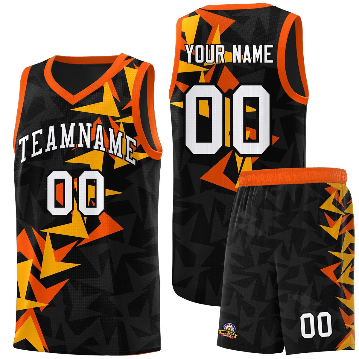 Custom Black Boomerang Pattern Kits Basketball Jersey|KXKSHOP
