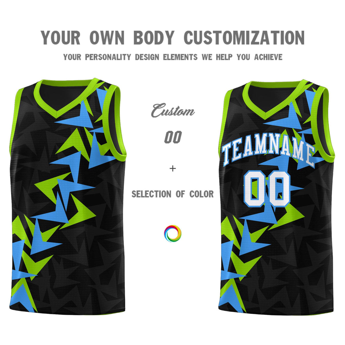 Custom Black Boomerang Pattern Kits Basketball Jersey|KXKSHOP