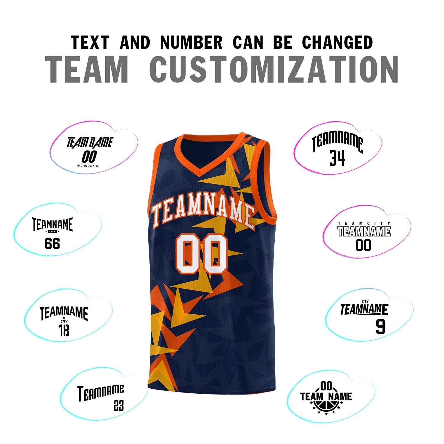 Custom Navy Boomerang Pattern Kits Basketball Jersey|KXKSHOP
