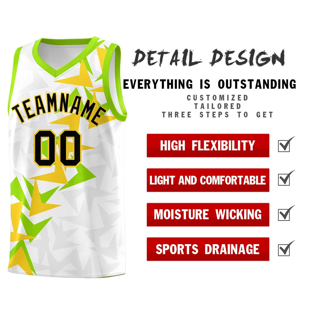 Custom White Boomerang Pattern Kits Basketball Jersey|KXKSHOP